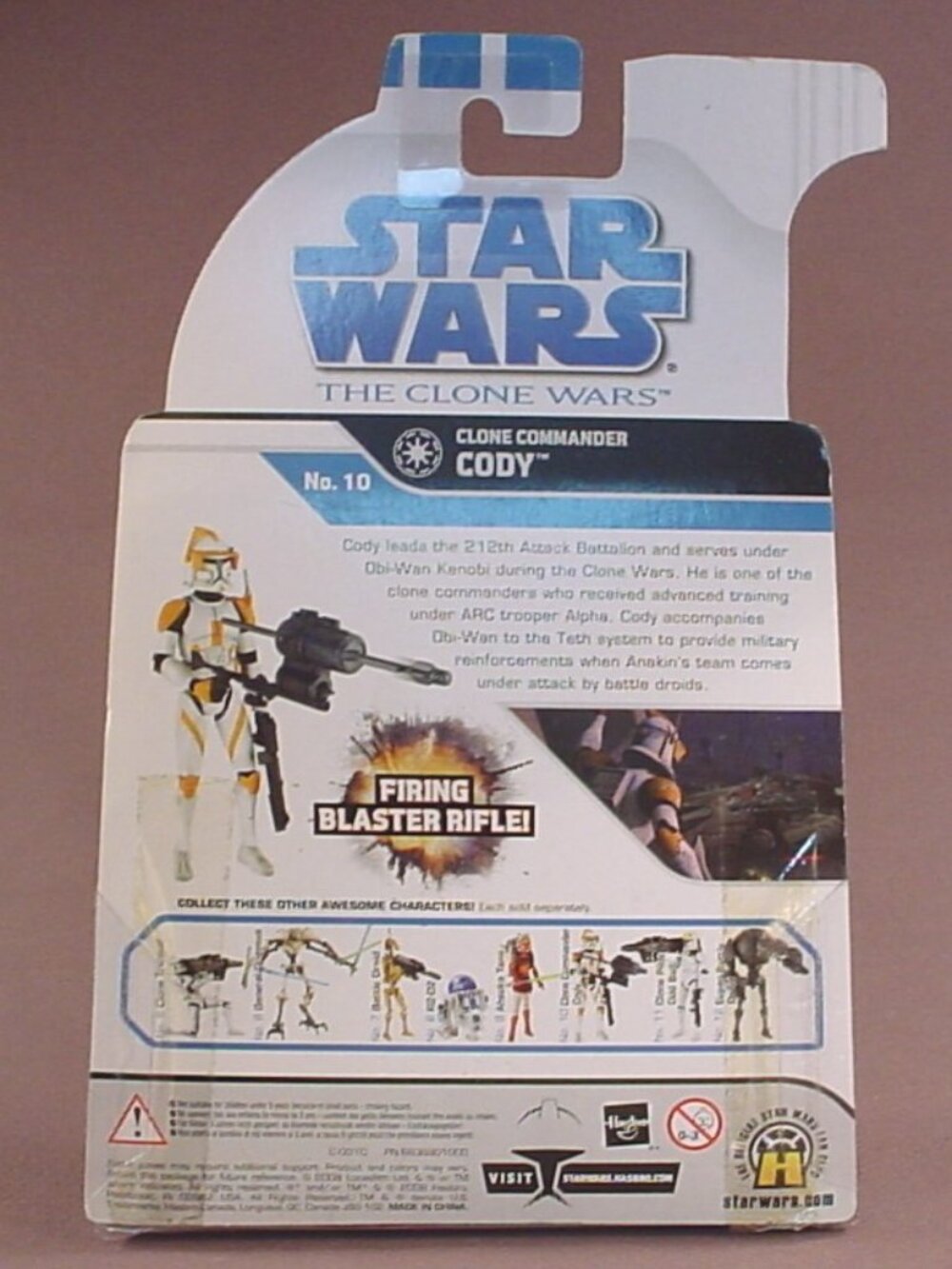 Star Wars The Clone Wars Clone Commander Cody Action Figure In The Original Pack - Picture 5 of 6